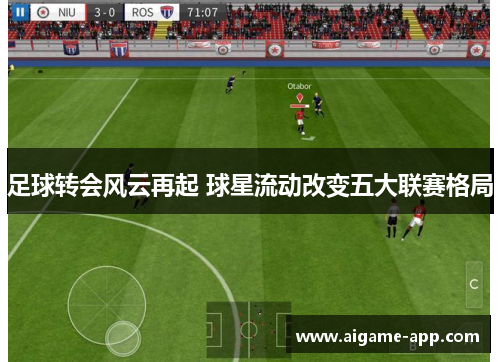 足球转会风云再起 球星流动改变五大联赛格局